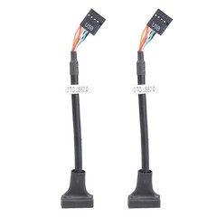 20Pin USB3.0 to 9Pin USB2.0 Internal Cable USB3.0 Header to USB2.0 Adapter Cable