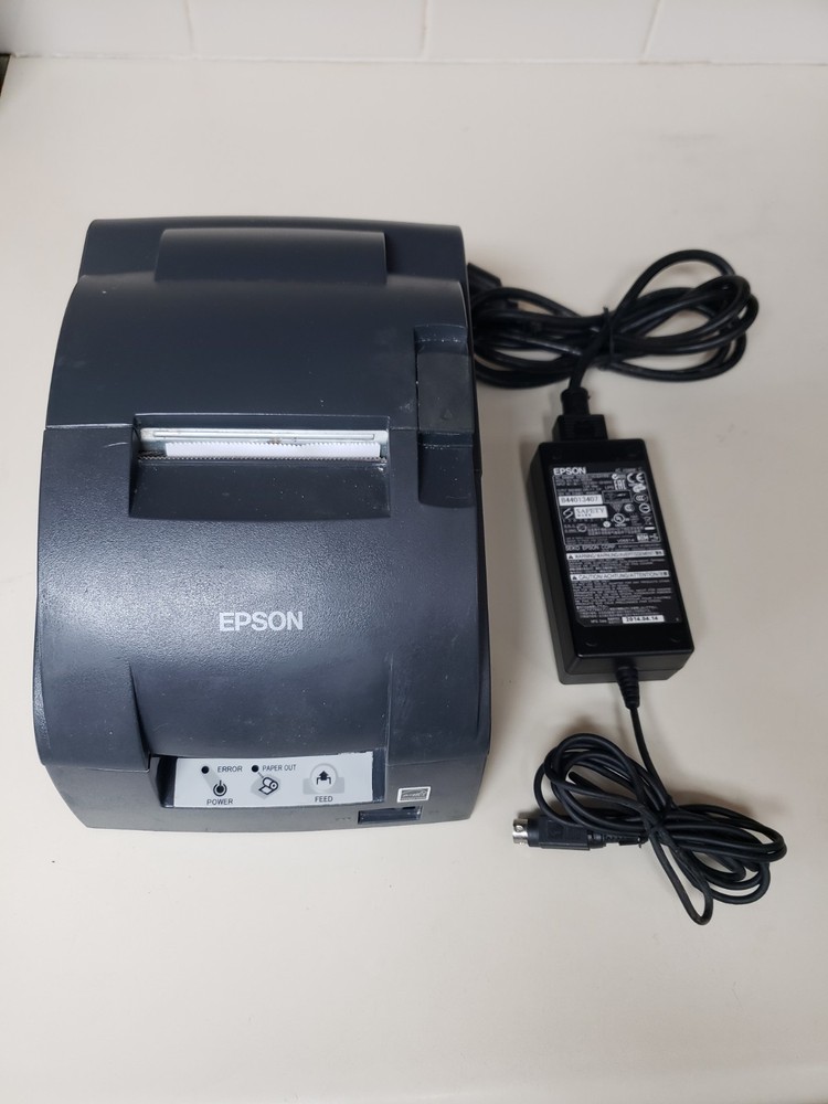 Epson TM-U220B M188B Kitchen Receipt Printer with Power Supply
