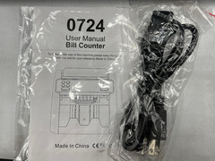 Money Counter Machine 0724 Value Count USD/EUR, UV MG IR Counterfeit Open Box