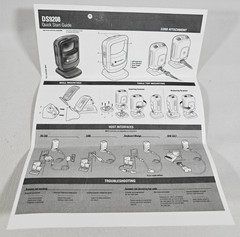 Hands-Free Barcode Scanner High-Speed Digital Compact Standard-Range 1D 2D