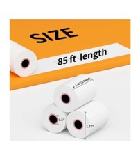 5 Rolls 2 1/4″ x 85′ Thermal Cash Register Credit Card POS Receipt Paper (85FT)