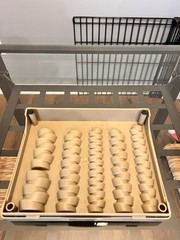 Nadex Coin Handling Tray Beige with Lid Coin Sorter & Counting Tray Cashier