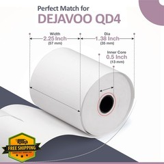 REYMOMIN Thermal Paper Rolls Dejavoo Z8 Z9 20 Rolls