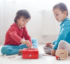 Small Lock Cash Box with Money Tray, Locking Money Box for Kids with Slot on …