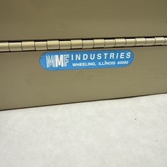 MMF Industries Steel Combination Lock Cash Box Beige *No Tray Included See Photo