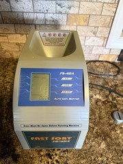 Royal Sovereign FS-4DA Fast Sort 4-Row Auto Coin Sorter Counter Tested & Working