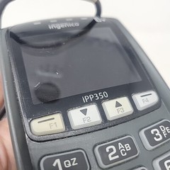 (2) Ingenico iPP350 Credit Card Payment Terminal Set with USB Cable