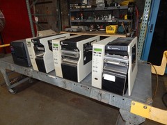 LOT OF 12 ZEBRA 105SL, 140XIIII, 140XIII, Z090-401-00004, CL4NX THERMAL LABEL PR