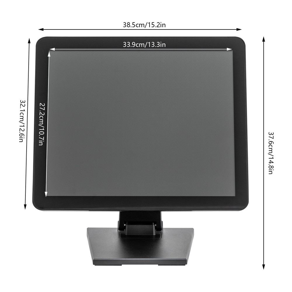 NEW 17 Inch Touch Screen POS LCD TouchScreen Monitor Retail Kiosk Restaurant Bar