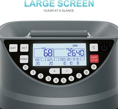 Aneken Coin Counting Machine TFT Display Accurate 5 Denominations 300/min