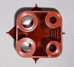 MMF Industries Coin Sorter Tender Counter Red USA Made 4 Tubes