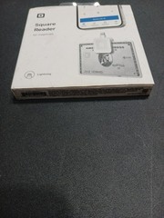 NEW Square Magstripe Reader with Lightning Connector Glossy White Sealed