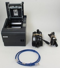 Epson TM-T88IV Point of Sale Thermal Printer w/Ethernet Adapter Card; 545493