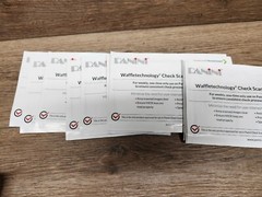 Panini Check Scanner Cleaning Cards featuring Waffletechnology (10 cards)