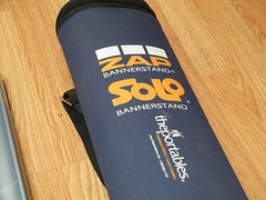 ZAP SOLO BANNERSTAND 35″ DISPLAY WITH CASE DISPLAY STAND, POLE & CASE ONLY
