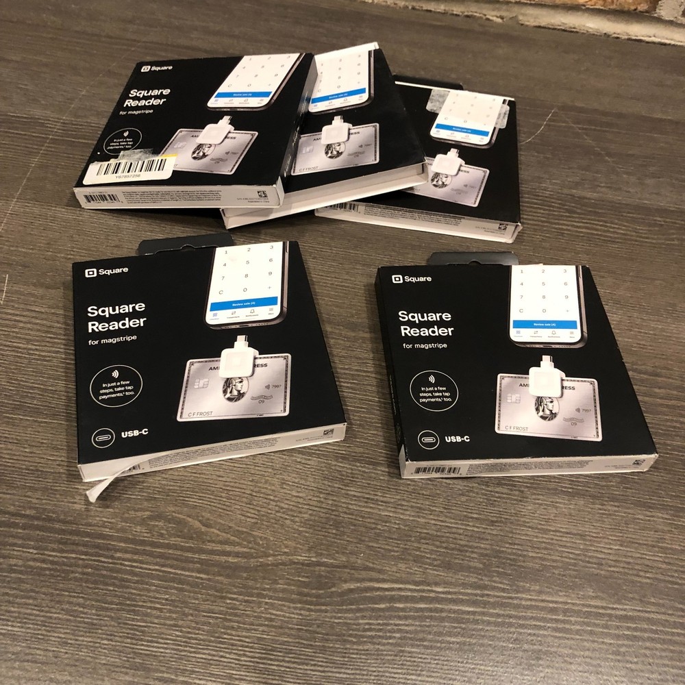 5 Square Reader For magstripe (USB-C) Mobile Credit Card Readers