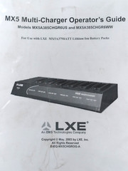 LXE MX5 Multi-Charger, 6-Slot Battery Charger w/ Instruction Manual & Power Cord