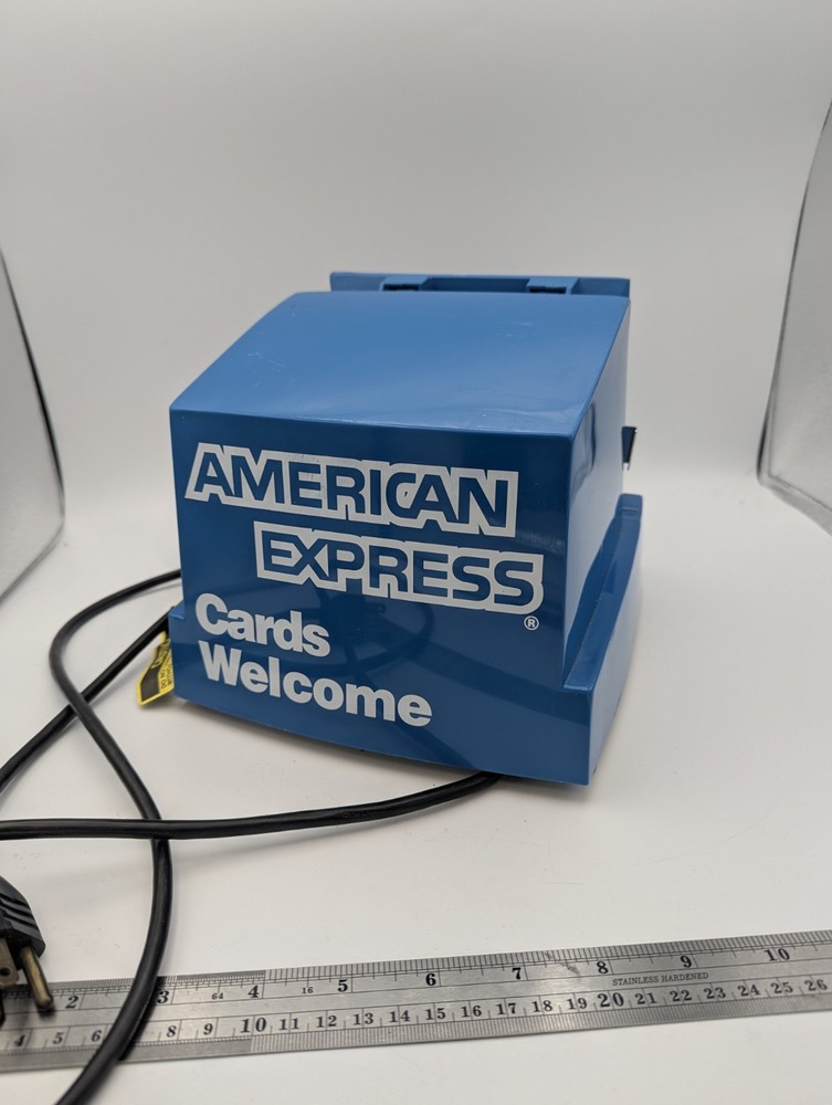 Vintage American Express AMEX Credit Card Addressograph Imprinter Machine 840