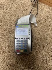 Verifone VX-520 CTLS Credit Card Terminal EMV NFC Contactless Reader TESTED