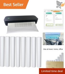 Thermal Printer Paper Rolls 8.5×11 Letter Size BPA Free Inkless Lasts 3