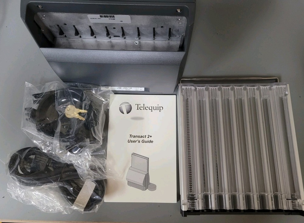 TELEQUIP TRANSACT 2+ COIN DISPENSER WITH CASSETTE – NEW OPEN BOX
