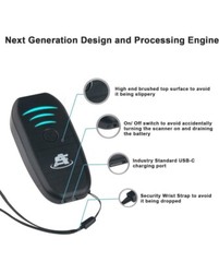Portable Mini Wireless Bluetooth Barcode Scanner Rechargeable 1D & 2D Scan Gun