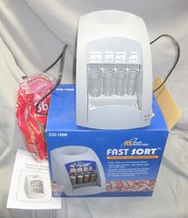 Royal Sovereign Fast Sort CO-1000 Electric Coin Sorter TESTED & WORKING