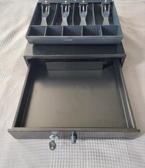 MMF Industries Compact Locking Cash Box Drawer Key Lock Money Tray MPN 225104604