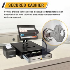 010 Key for Drawers, Cash Drawer Key Set Compatible with M-S Cash Drawer Mode…