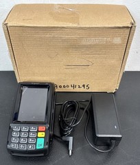 Dejavoo Z9 VEGA3000 Black 3.5″ LCD POS Credit Card Terminal Untested