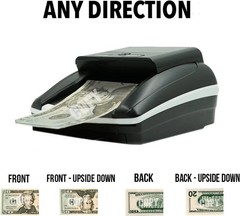 Counterfeit Money Detector – Automatic Bill Scanner with UV, MG, IR, Paper Qu…
