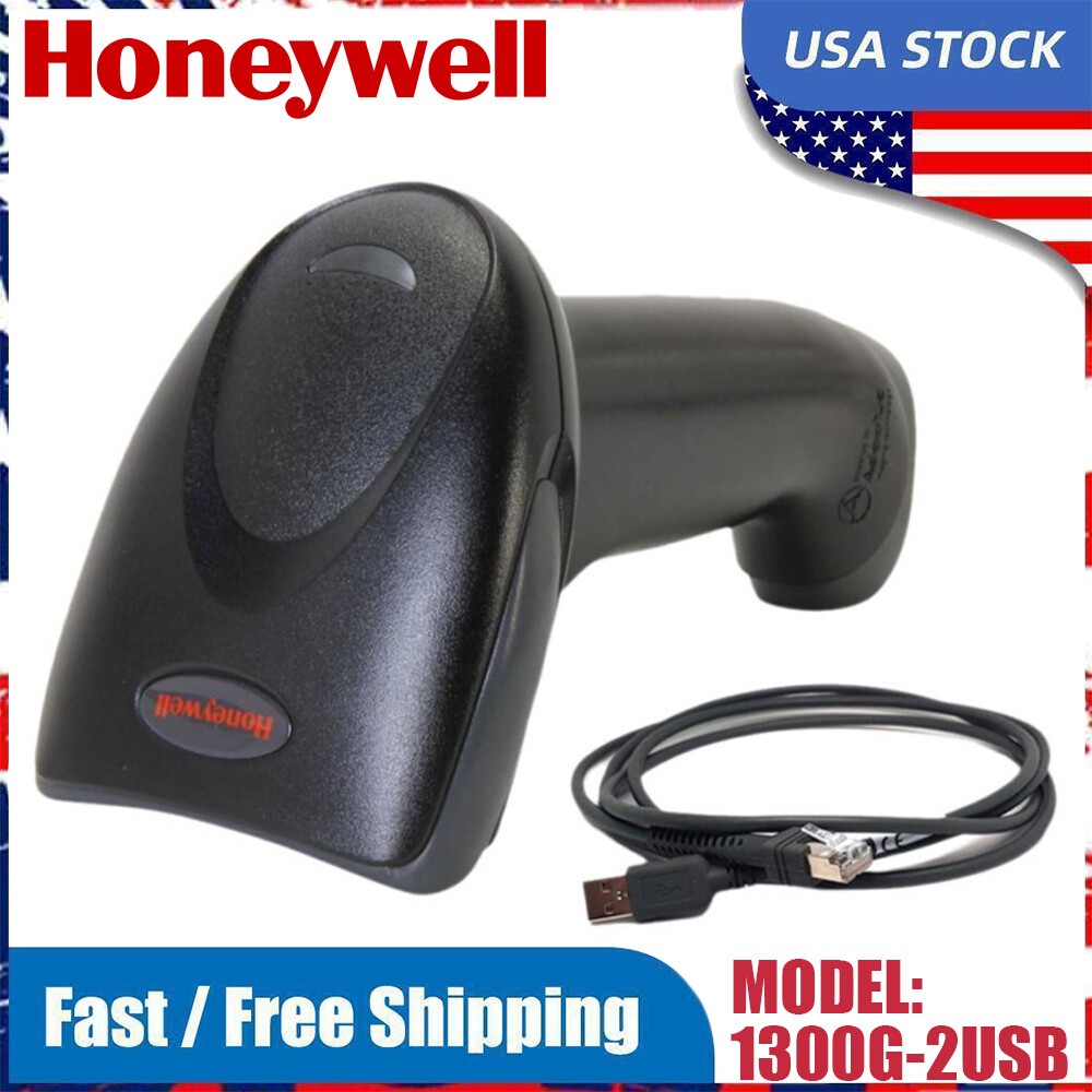 Honeywell Hyperion 1300G Handheld Barcode Scanner Kit Code Reader 1300G-2USB NEW