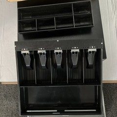 MMF VAL-U Line Cash Drawer 16.3” W X 16.1” D X 3.9” H 5 Bill/ 8 Coin Black Color