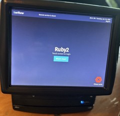 VeriFone RUBY2 Touchscreen POS Console USED