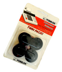 Porelon PR 511 Black/Red Twin Spool Calculator Ribbon Twin-Pack Universal 1996