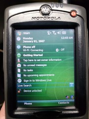 Motorola Symbol MC75 MC7596-PYCSKRWA9WR Windows Mobile 6.1 Laser Barcode Scanner