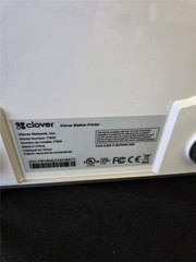 “= Clover P500 Station Printer With Cord White Silver 6-1/2” Tall Retail