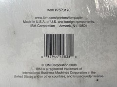 IBM Thermal Paper Rolls 3-1/8″ X 190′ – 12 Total Rolls BPA Free