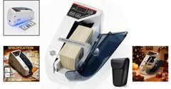 Cash Counter Machine with UV Detection Portable 600 Bills/Min High-Speed Mone…