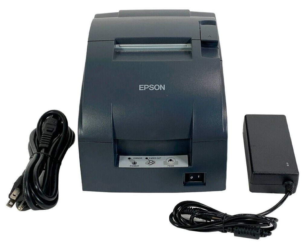 TESTED Epson TM-U220B Dot Matrix POS Receipt Printer Ethernet USB FAST SHIPPING