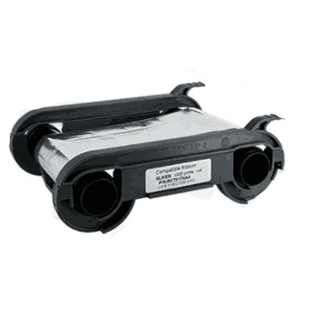 New Ribbon Compatible for Evolis RCT017NAA Silver Monochrome- 1000 prints