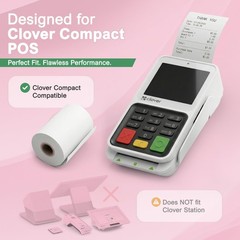 Clover Compact Countertop POS Thermal Receipt 2 1/4 x 55 (20 rolls)