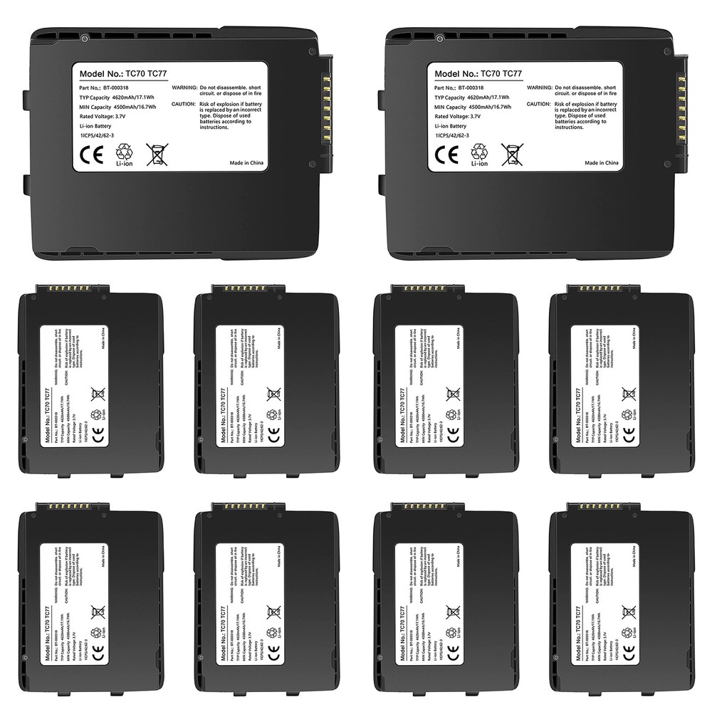 5/10/15/20 PACK New Genuine tc77 Battery for Zebra tc55 tc70 tc72 tc75 BT-000318