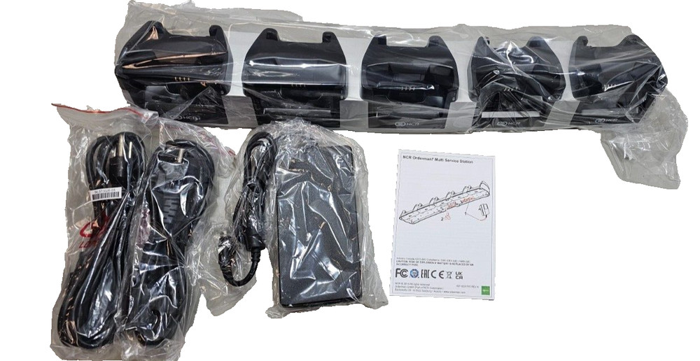 New NCR Orderman7 Multi Service Station, 5 Slot Charging Base 7777-0202-8801