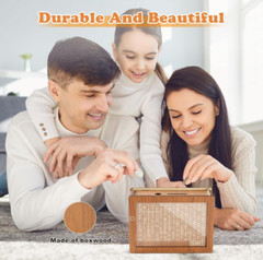 10,000 Savings Challenge Box, Cash Vault Wooden Money Savings Box 10000 Dollar,
