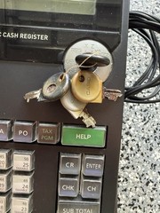 Casio PCR-T500 Electronic Cash Register w/ 4Keys – Tested – READ DESC**