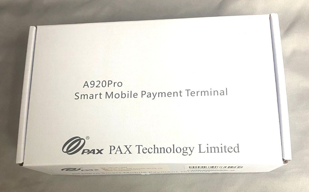 PAX A920 Pro Smart POS Payment Terminal A920Pro-0AW-RD5-32EA – Password Locked