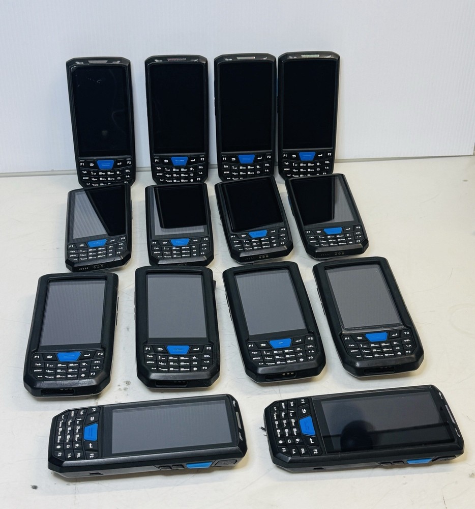 Lot Of (14) Android 2D Barcode Scanner PDA 4.5inch with NFC RFID Handheld Reader