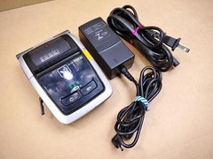 Zebra ZQ110 Mobile Thermal Label Receipt Printer w/ Battery & A/C ✔✔✔ **READ**