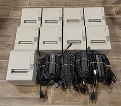 Epson TM-T88IV M129H Receipt Printers W/ Power Supply Good Condition